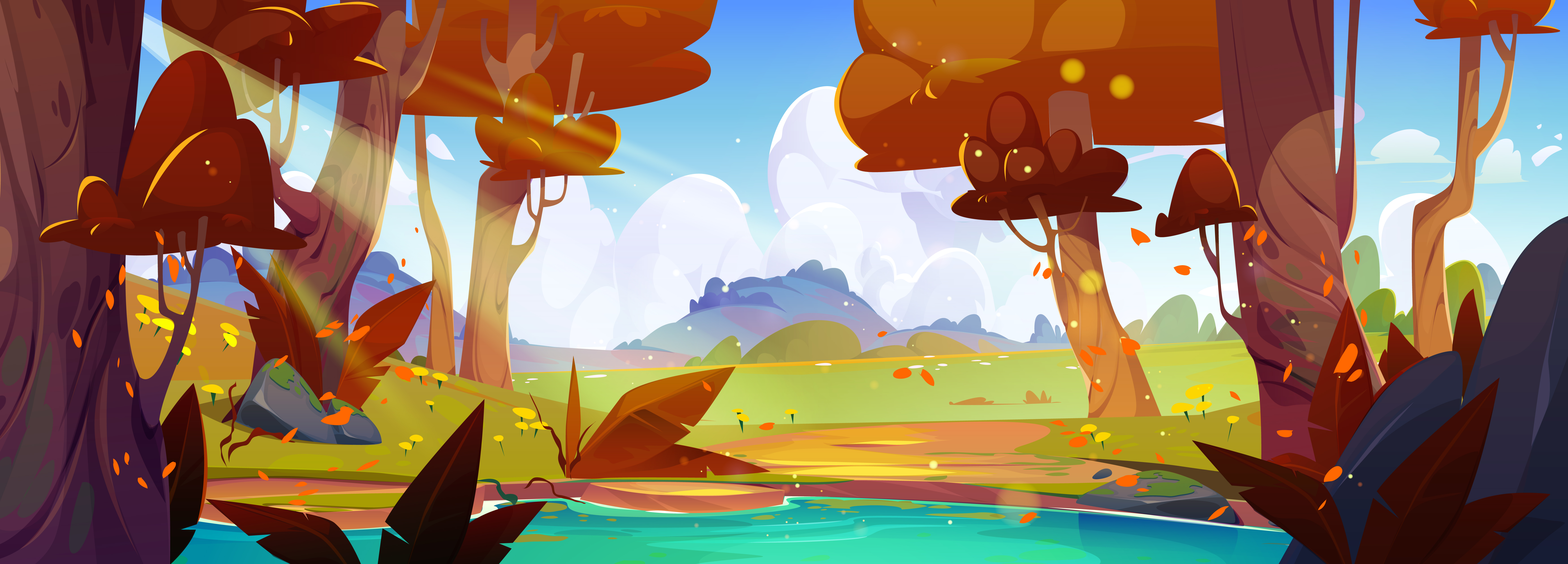 Abstract social casino entertainment illustration
